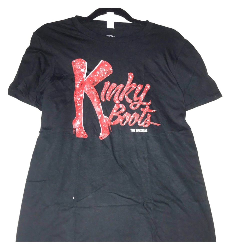 Kinky Boots Black Logo Tee Size S